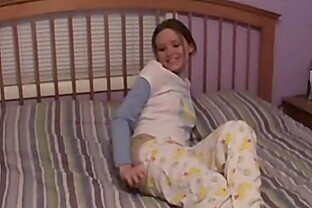 She's so cute, it's hard for the babysitter to resist