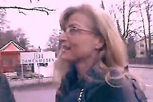 MILF picked up, fucked and rubbed with raw egg