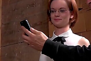 Sub Hazel Hypnotic walks with pussy hook