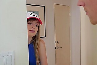 FamilyStrokes- Step-Sis Blows bro for Pokemon