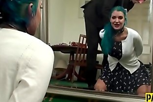 Tied up bdsm sub analized