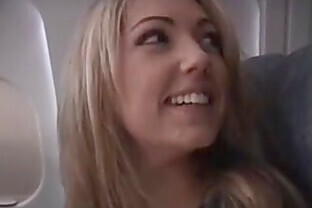 Sarah Peachez - airplane blowjob 4 min