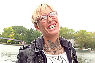 GERMAN SCOUT - THIN PAINTED MUVA VICKY FROM BERLIN PICKUP AND FILTHY RIM FUCK 12 min