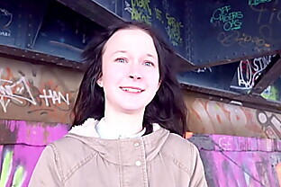 GERMAN SCOUT - FLEXIBLE SHY TINY GIRL PICKUP AND FUCK AT REAL STREET CASTING 12 min