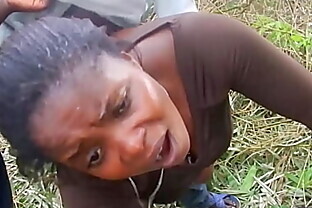 FUCKING  ABOKI BIG BLACK COCK IN MY MAMA FARM 6 min