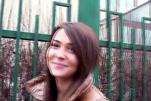 Pickedup eurobabe jizzed in mouth after fuck 8 min
