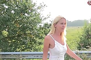 MyDirtyHobby - Hot German MILF picked up and creampied POV 12 min