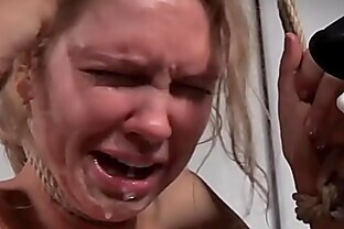 Bigtitted bdsm sub tiedup and clamped by dom 7 min