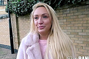 Dumb Blonde British Barbie AMBER DEEN Twerks before COWGIRL on DICK on FIRST DATE -  13 min