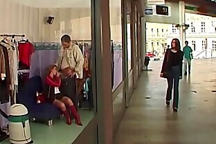 stepsister b. anal at public shopping mall 12 min