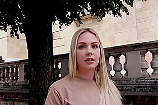 GERMAN SCOUT - FOTO MODEL ANGIE PICKUP AND RAW FUCK AT STREET CASTING JOB 12 min