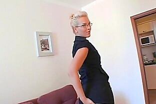 Blonde in glasses fucking hardcore 23 min